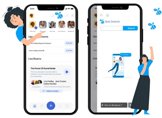 Using Bee Search on Breakout App